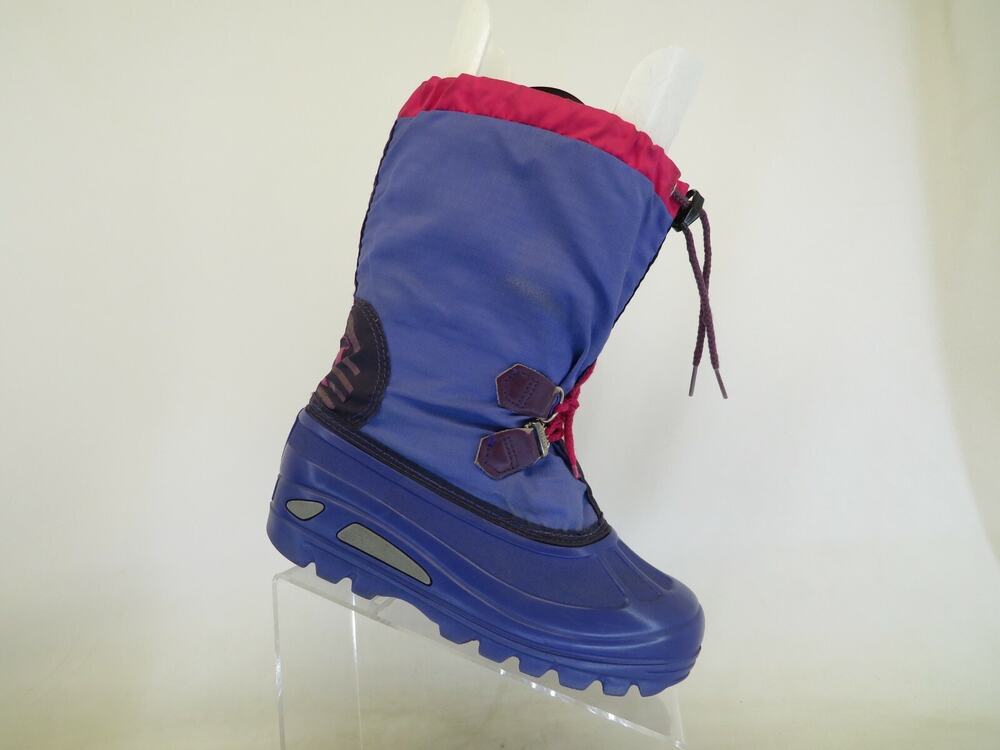 Sorel Purple Rubber Waterproof Insulated Snow Boots Youth Size 5 D